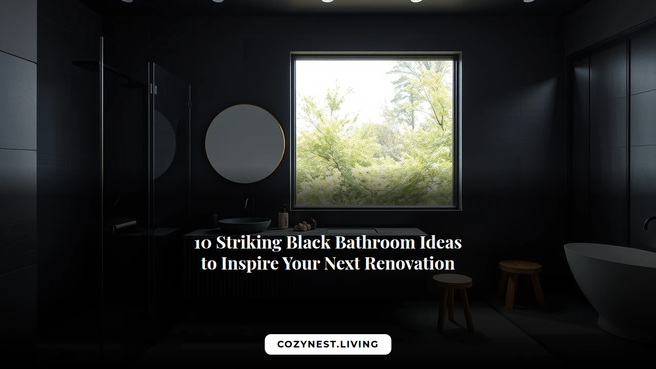 10 Striking Black Bathroom Ideas to Inspire Your Next Renovation
