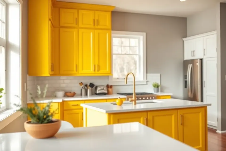 10. Sunny Yellow Accents