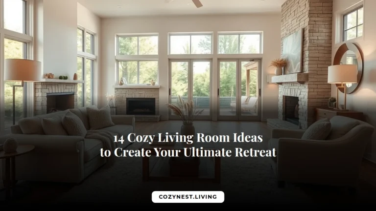 14 Cozy Living Room Ideas to Create Your Ultimate Retreat