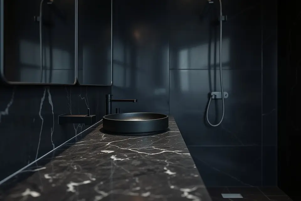 Idea 1: The All-Black Monochromatic Oasis