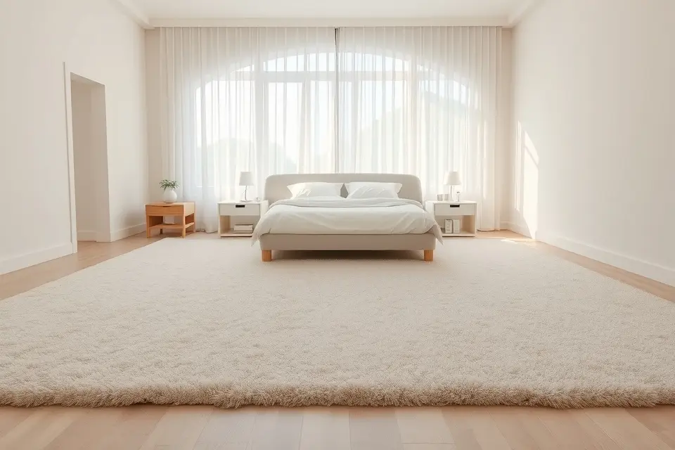 Idea 10: Use an Over-sized Area Rug