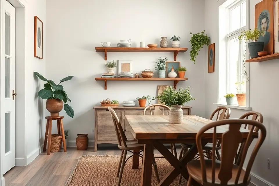 Idea 5: Utilize Vertical Space with Wall Shelves