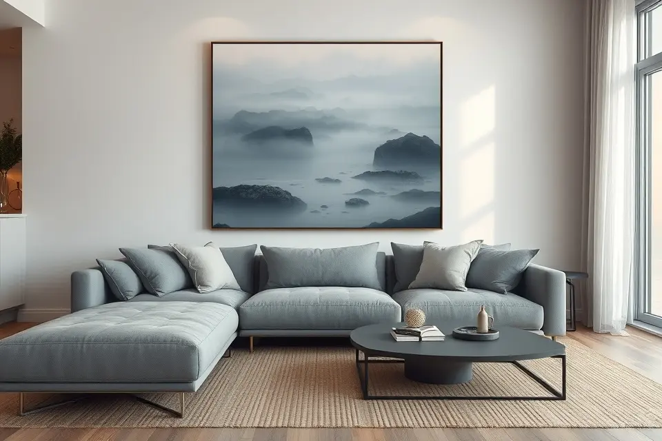 Idea 7: Modern Marine-Inspired Art