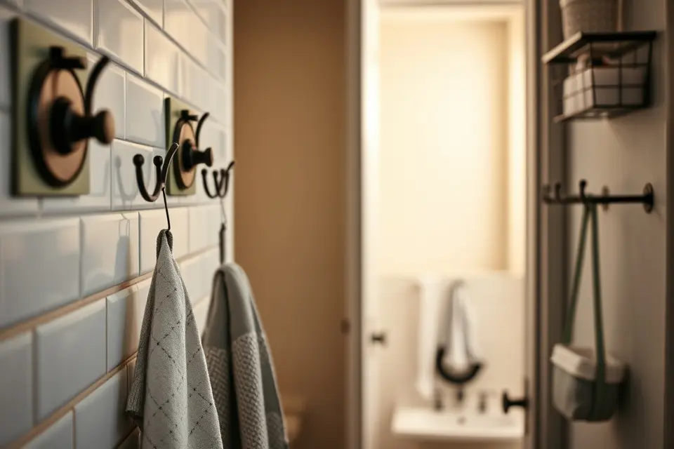10. Decorative Hooks & Peg Rails