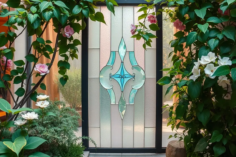 10. Translucent Acrylic or Stained Glass Panels