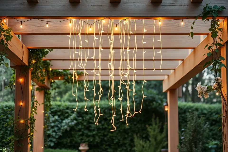 11. DIY Fairy Light Curtains
