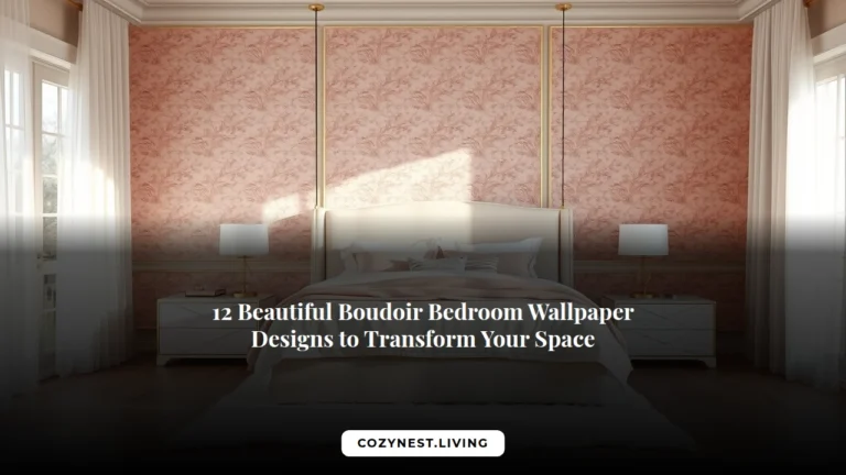12 Beautiful Boudoir Bedroom Wallpaper Designs to Transform Your Space