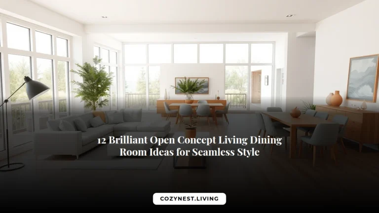 12 Brilliant Open Concept Living Dining Room Ideas for Seamless Style