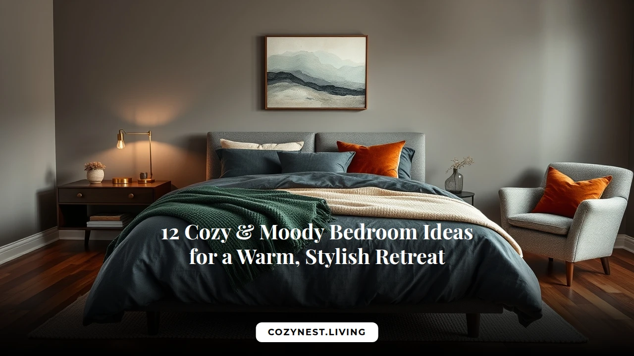 12 Cozy & Moody Bedroom Ideas for a Warm, Stylish Retreat