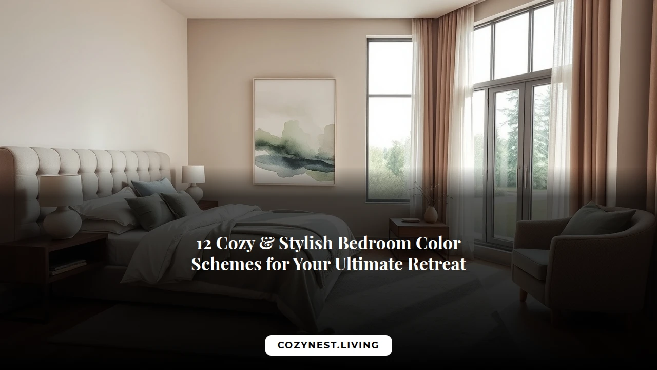 12 Cozy & Stylish Bedroom Color Schemes for Your Ultimate Retreat
