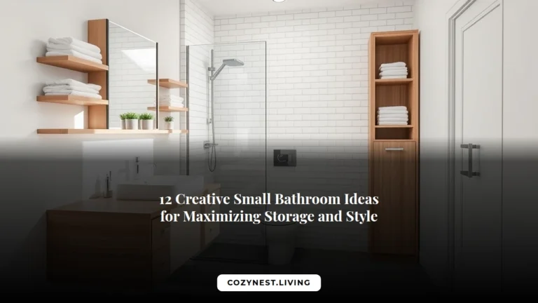 12 Creative Small Bathroom Ideas for Maximizing Storage and Style