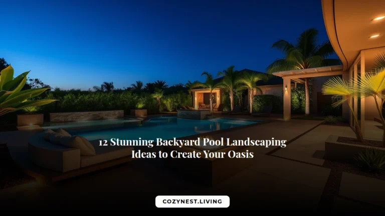 12 Stunning Backyard Pool Landscaping Ideas to Create Your Oasis