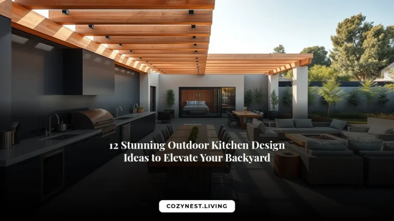 12 Stunning Outdoor Kitchen Design Ideas to Elevate Your Backyard
