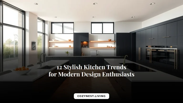 12 Stylish Kitchen Trends for Modern Design Enthusiasts