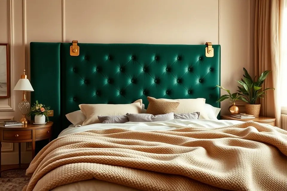 12. Emerald Green & Brass