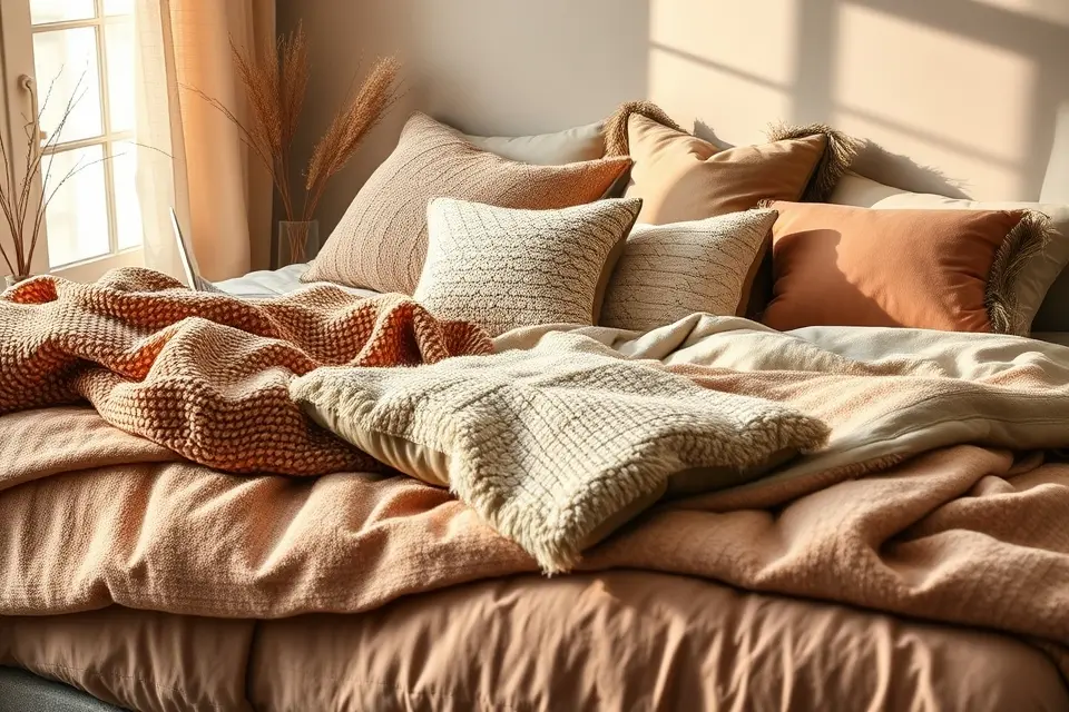 12. Maximize Comfort with Extra Pillows and Throws