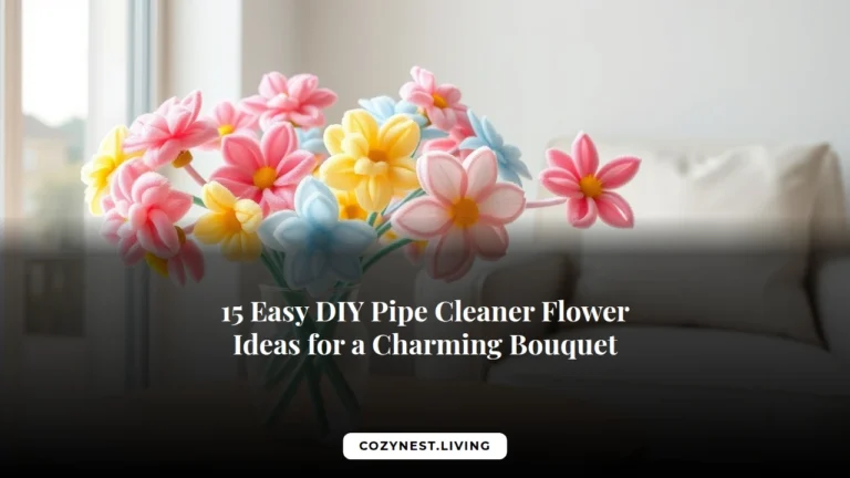 15 Easy DIY Pipe Cleaner Flower Ideas for a Charming Bouquet