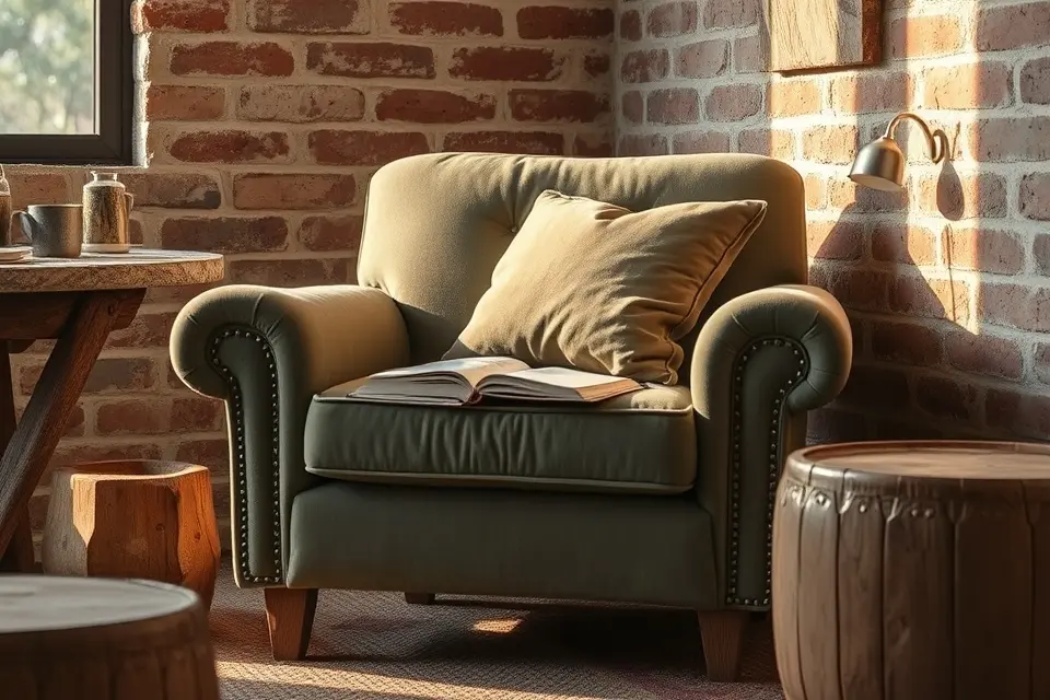 4. Rustic Farmhouse Comfort