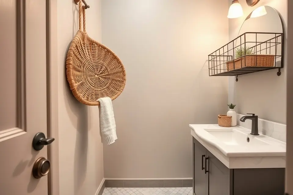5. Wall-Mounted Baskets & Bins