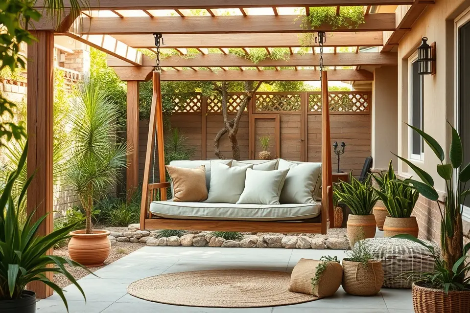 6. A-Frame Freestanding Swings