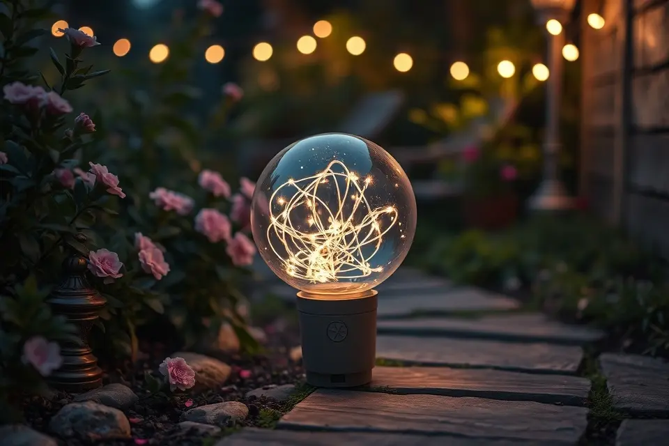 6. Glowing Orb Pathway Markers