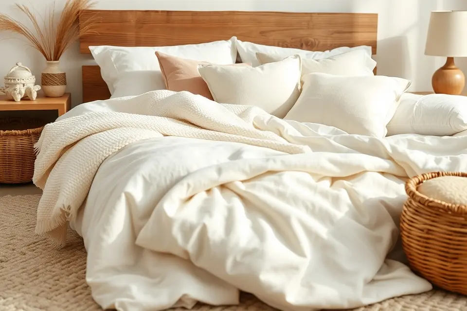 6. Monochrome with Texture (Whites & Off-Whites)