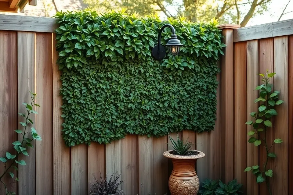 7. Instant Faux Hedge Panels