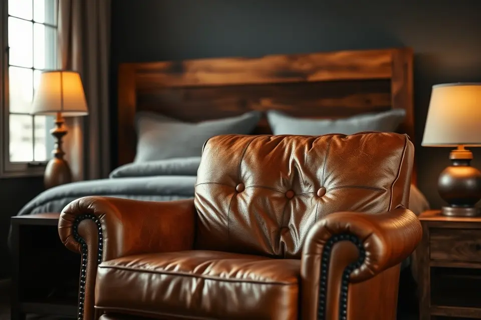 8. Moody Charcoal & Rich Cognac