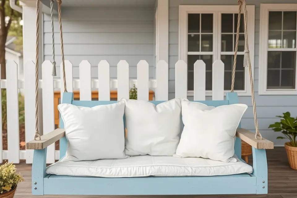 8. Painted & Colorful Swings