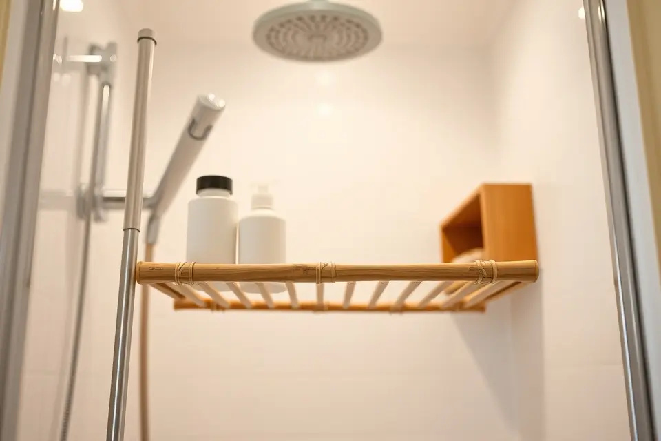8. Stylish Shower Caddies & Corner Shelves