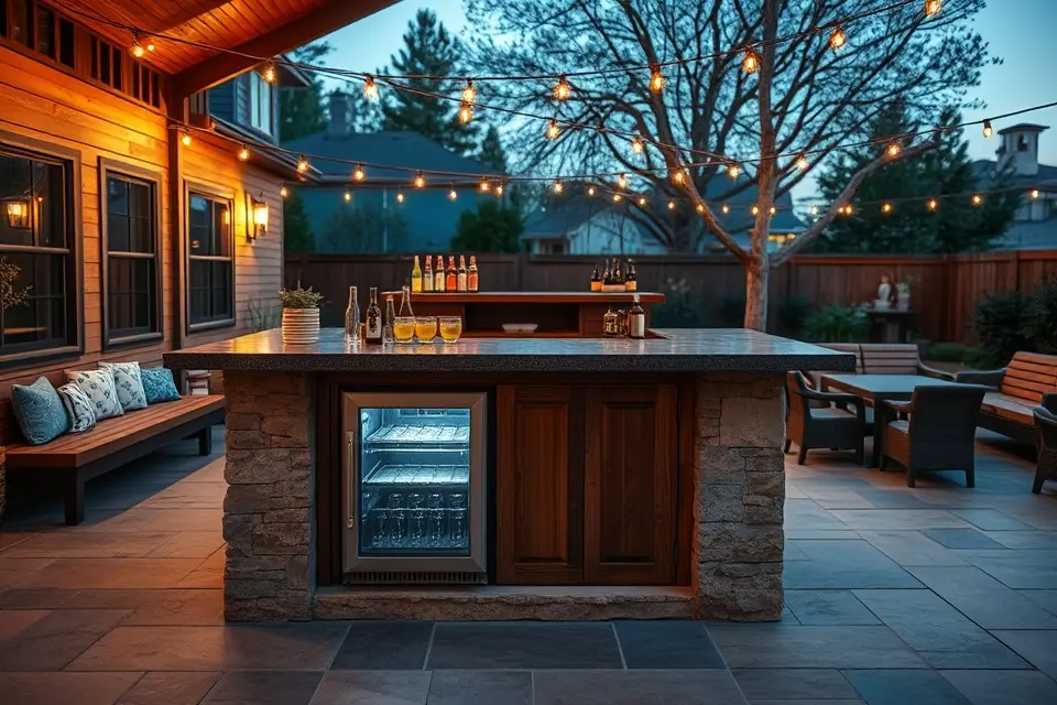9. Outdoor Bar & Entertainment Zone
