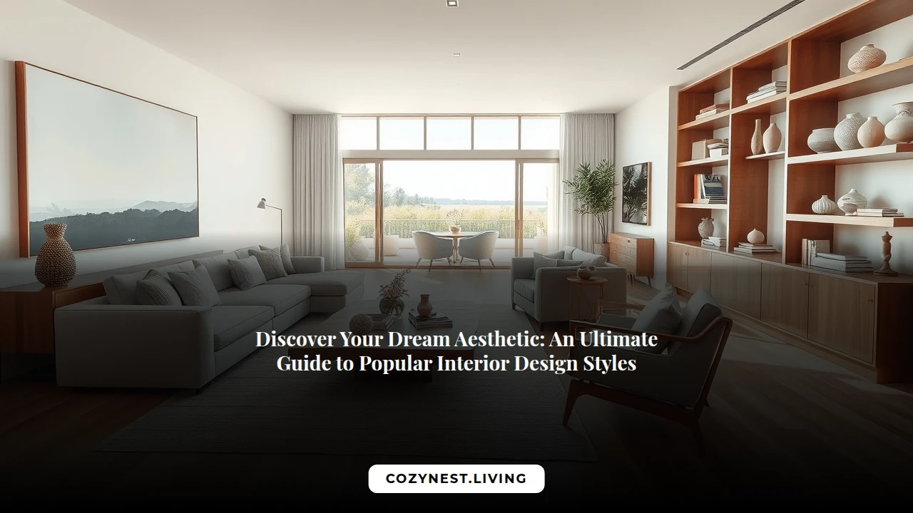 Discover Your Dream Aesthetic: An Ultimate Guide to Popular Interior Design Styles