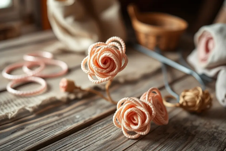 Idea 1: Classic Pipe Cleaner Roses