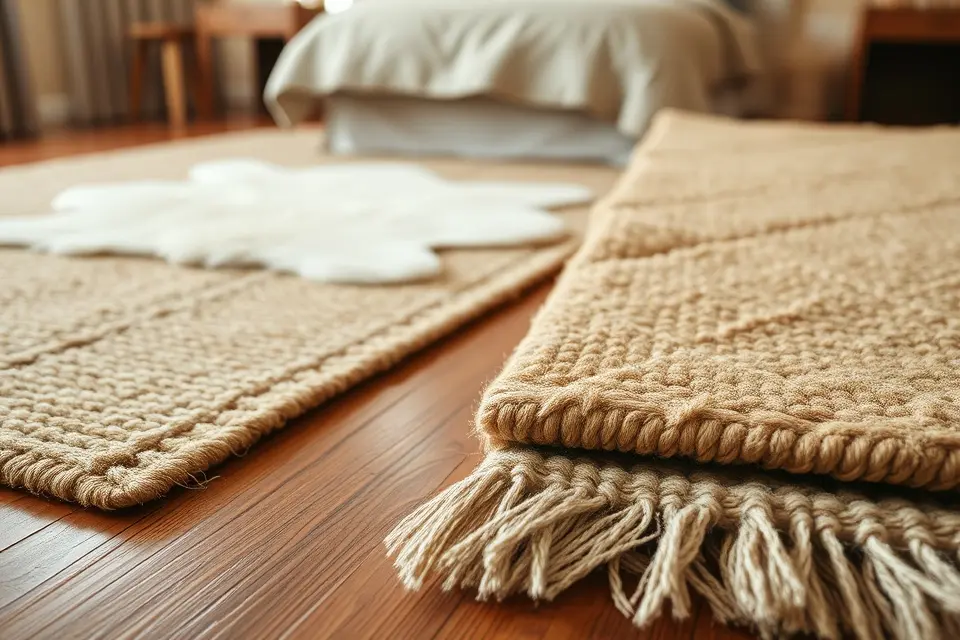 Idea 10: Luxurious Flooring with Layered Rugs