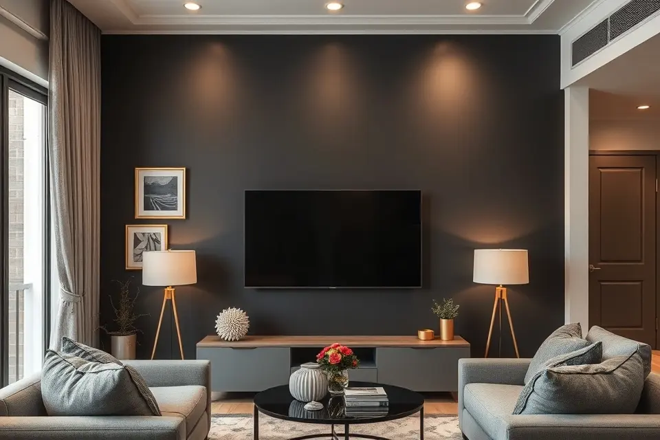Idea 11: Dark Paint for a Cinema Feel