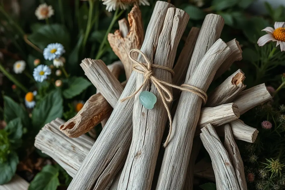 Idea 11: Driftwood Garden Art