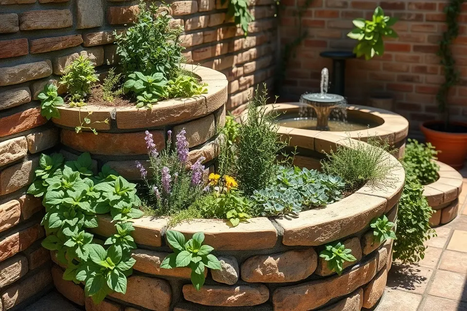 Idea 12: Herb Spiral Garden