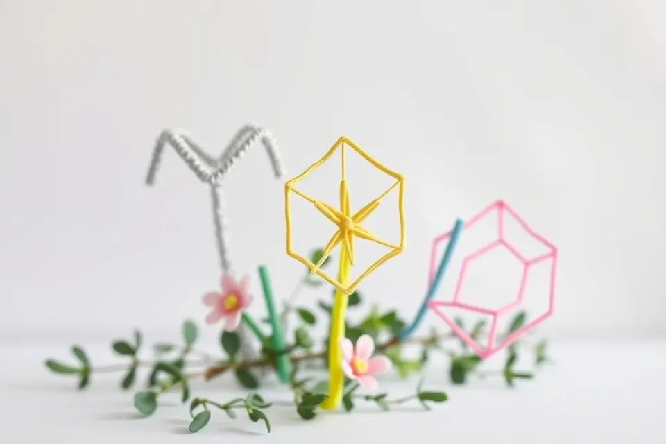 Idea 13: Funky Geometric Flowers