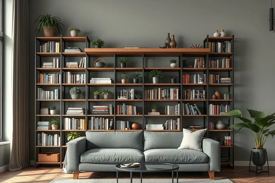 Idea 2: Go Vertical with Storage & Decor