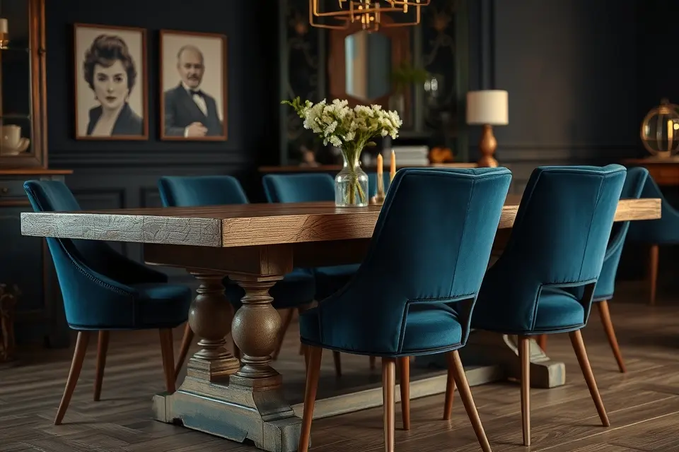 Idea 2: Mix & Match Dining Furniture
