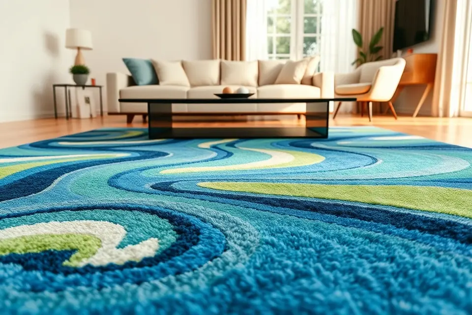 Idea 2: Vibrant Area Rug