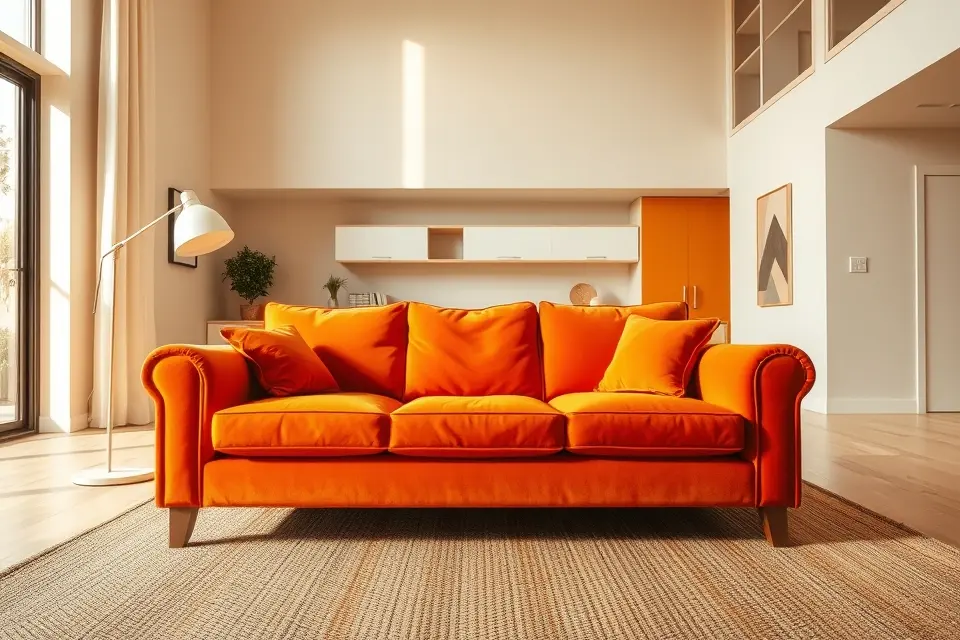 Idea 3: Colorful Accent Furniture
