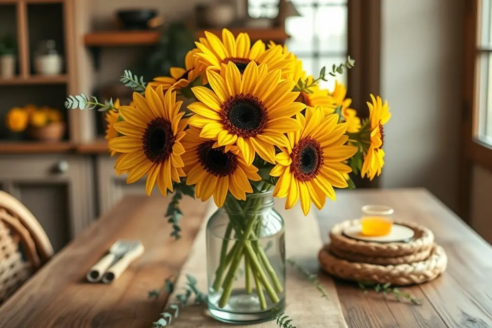 Idea 3: Vibrant Sunflowers That Shine Bright