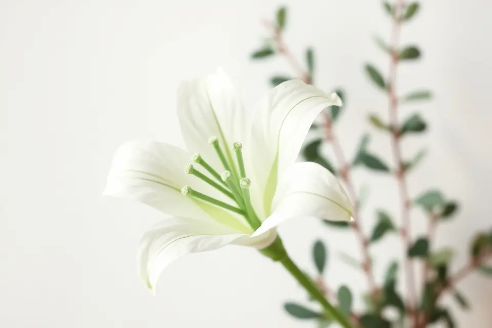 Idea 4: Elegant Lilies with Graceful Petals