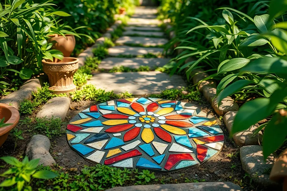 Idea 4: Mosaic Stepping Stones
