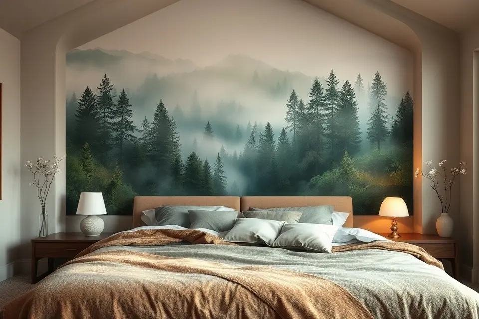 Idea 5: Serene Landscape Murals