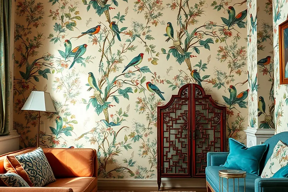 Idea 6: Elegant Chinoiserie Charm