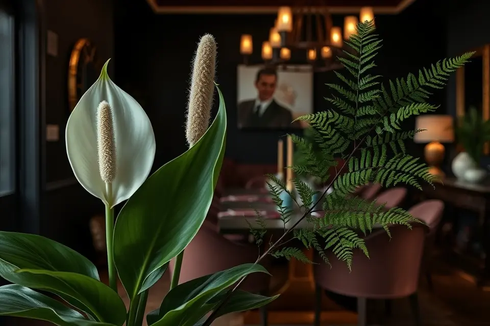 Idea 7: Add Lush Greenery with Dramatic Plants