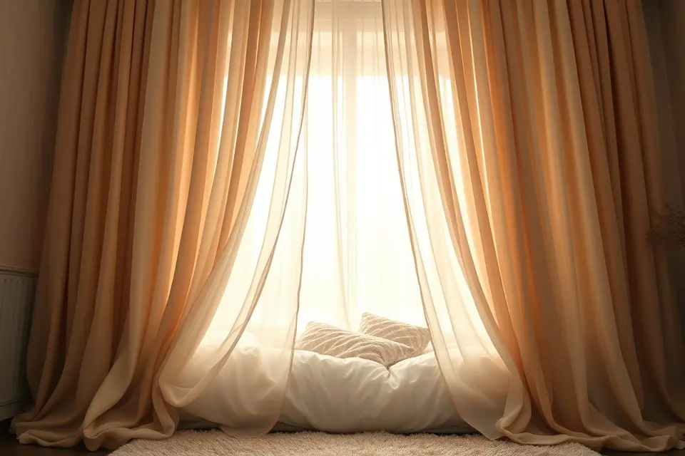 Idea 8: Curtains for Privacy & Ambiance