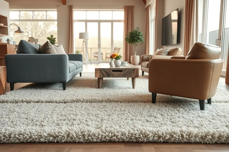 Idea 8: Define Areas with Area Rugs